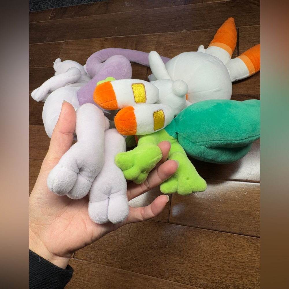 Pokémon Plush Scorbunny, Treecko & MEWTWO Stuffed toys bundle - Picture 3 of 9